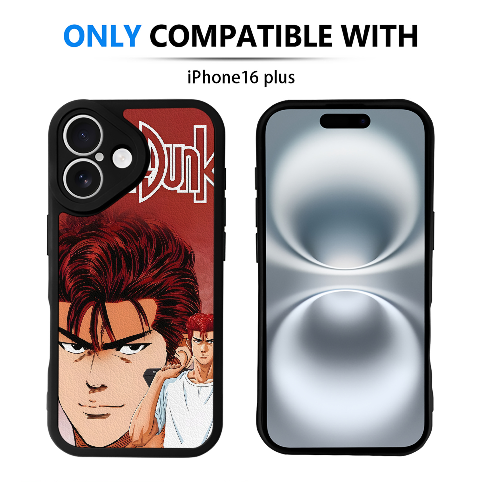（画像用） SLAM DUNK／スラムダンク 【iPhone 16シリーズ対応】シリコンスマホケース（レザー調） 材質：シリコン